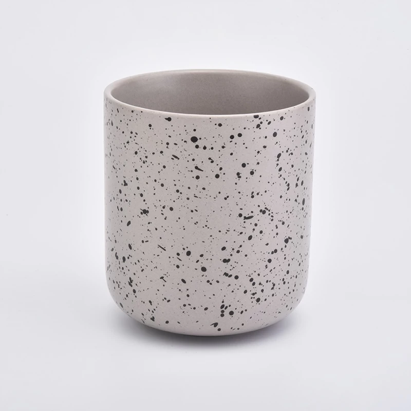 New arrival ceramic candle jars wholesale