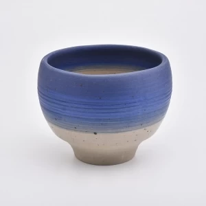 luxury round ceramic candle holder