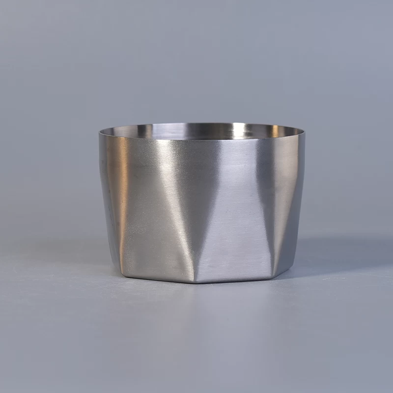 Silver stainsteel votive candle holder