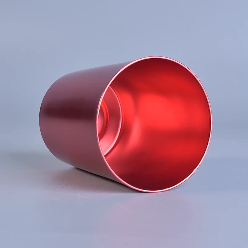 /daShiny Red Cooper Alumium Metal Light Refilled Candle Jar.html