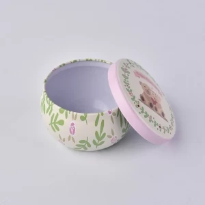 porcelana Caja de lata personalizada al por mayor de 2 oz para velas aromáticas para decoración del hogar fabricante