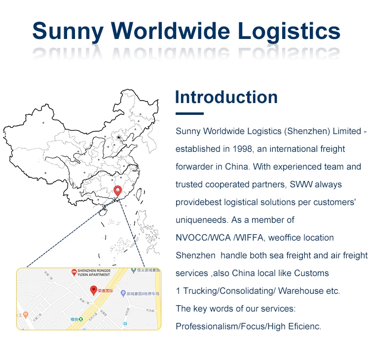 20 years China forwarding agent air cargo price air cargo Shanghai to USA 