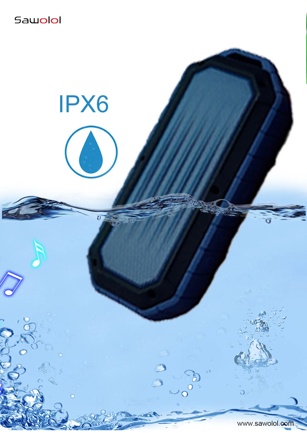 Waterproof Bluetooth speaker