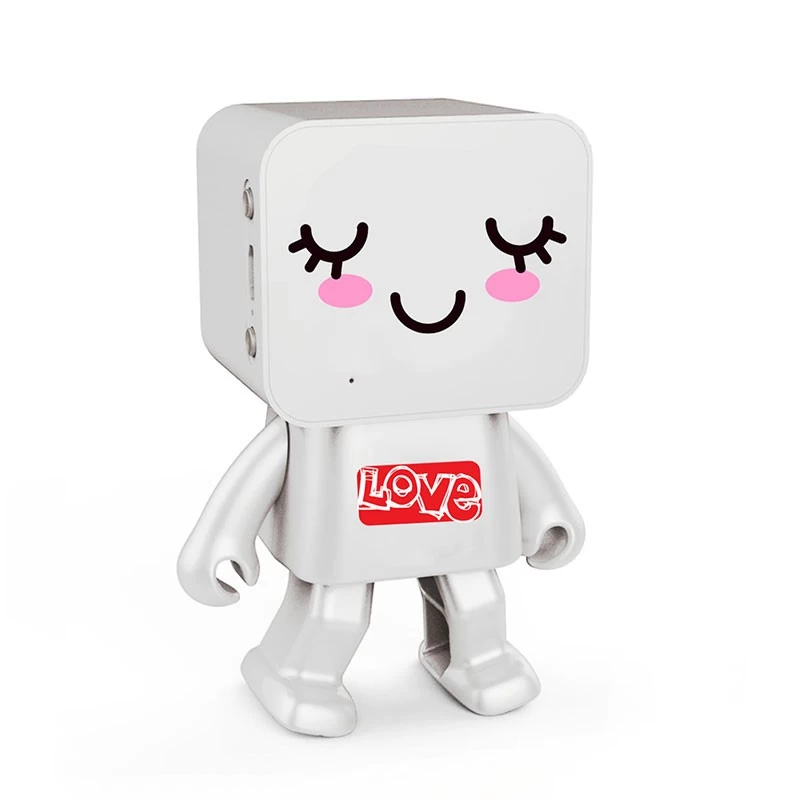Cartoon little square robot