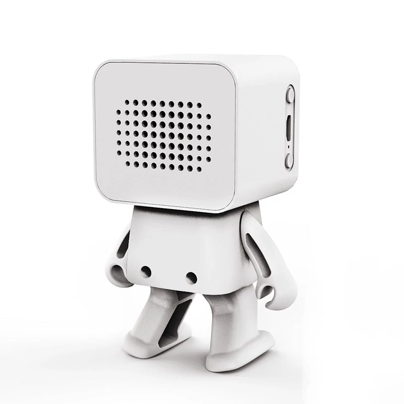 Cartoon little square robot