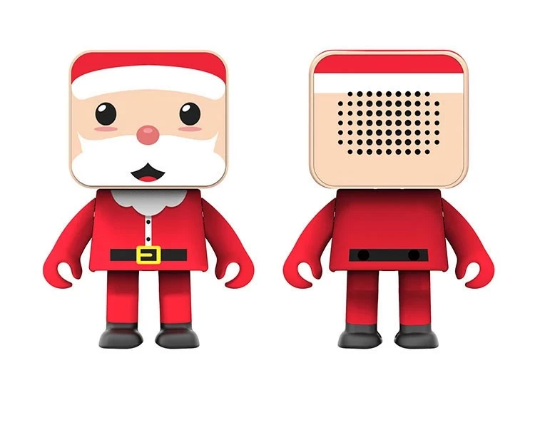 China Santa Claus Cube Dancing Mini Speaker manufacturer