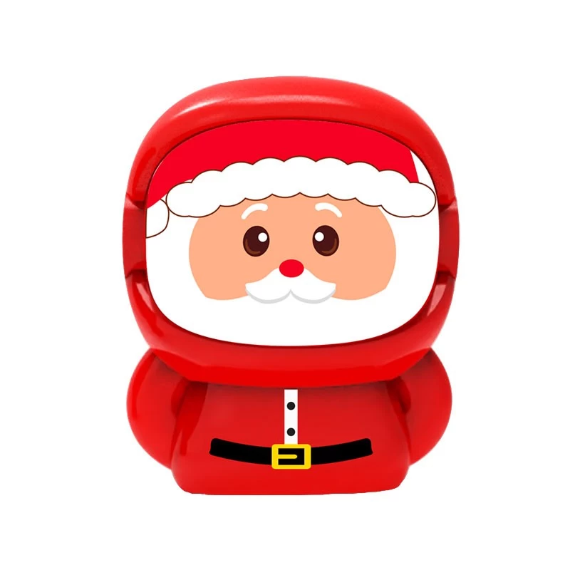 Mini haut-parleur Bluetooth Père Noël qui change de visage
