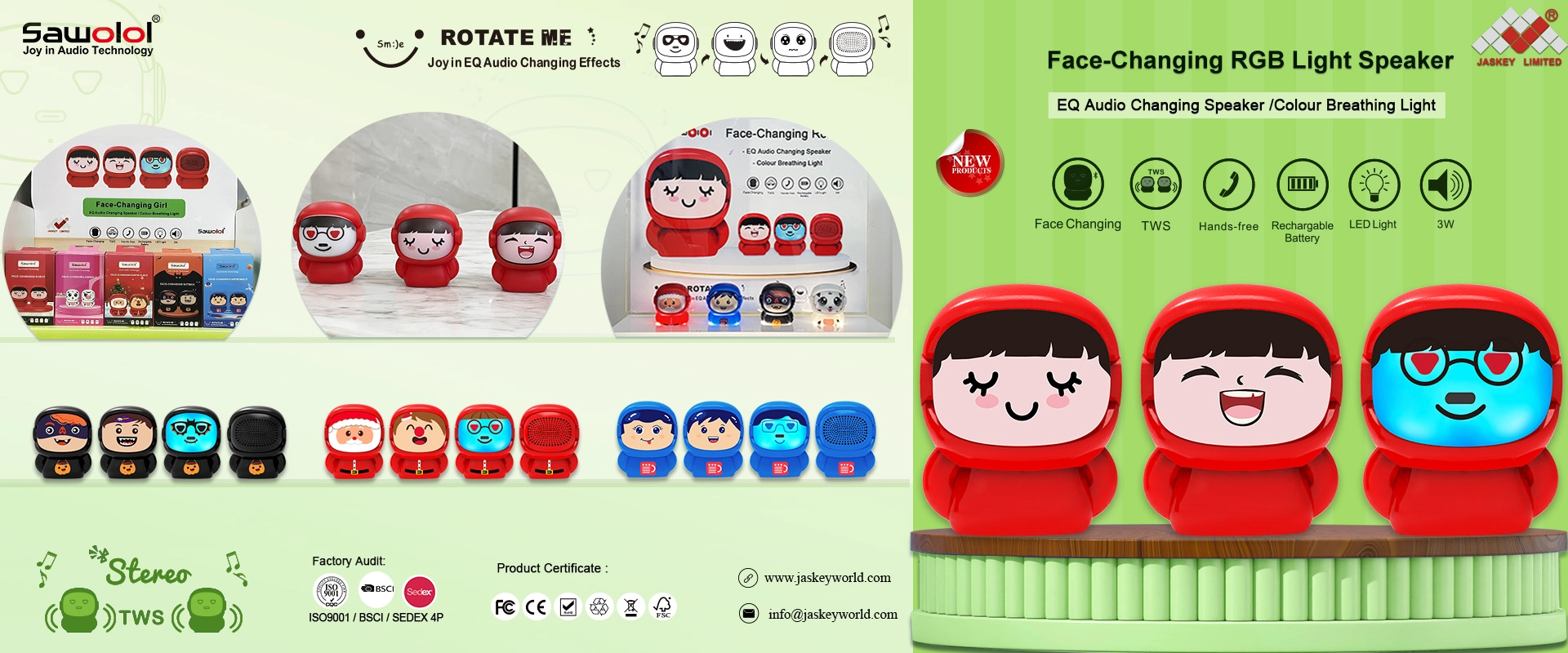 Face Changing Speaker
