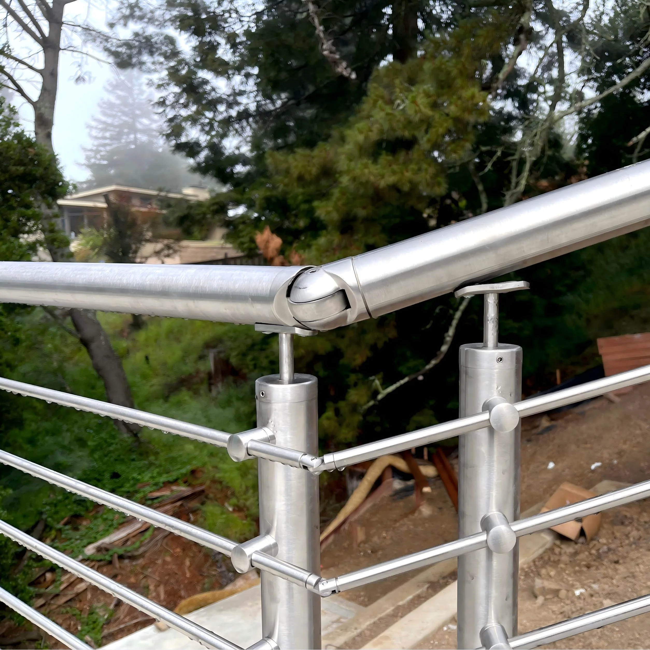 Balustrades Handrails Crossbar Handrail Stainless Steel Handrail