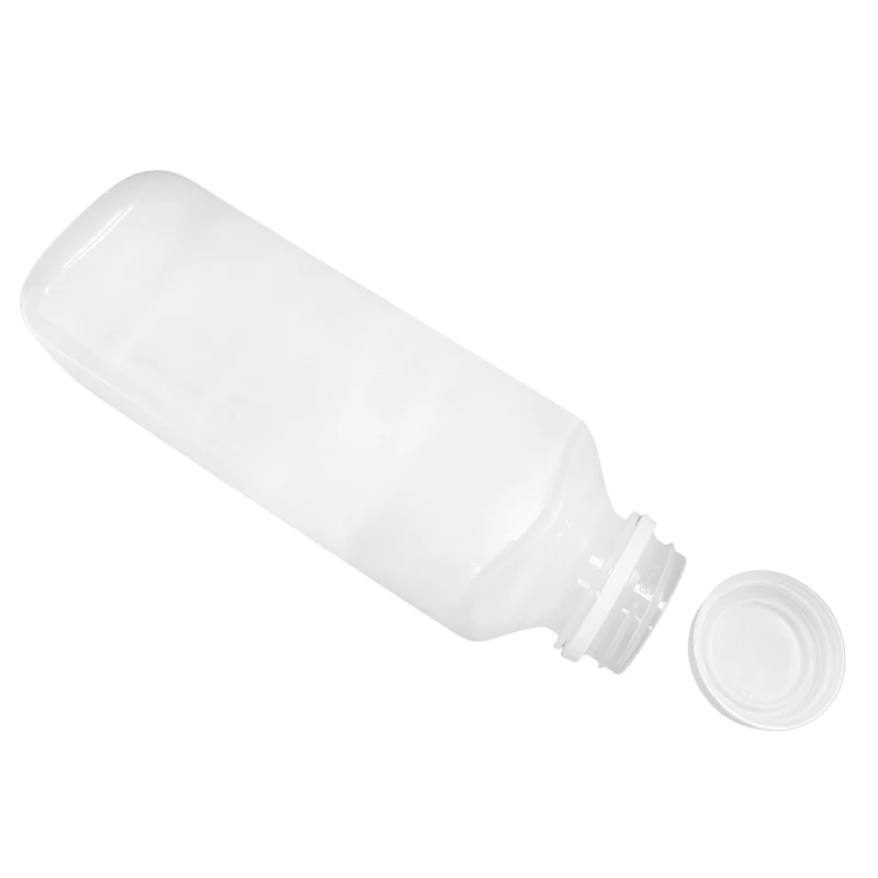 Πλαστικά μπουκάλια ζεστής πλήρωσης PP 450ml Τετράγωνα άδεια πλαστικά μπουκάλια χυμού 15oz