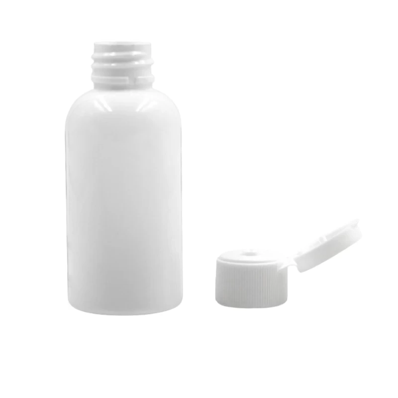 Fabricant de bouteilles en plastique PET Round 60ml Flacon compte-gouttes d'huile essentielle de 2 oz