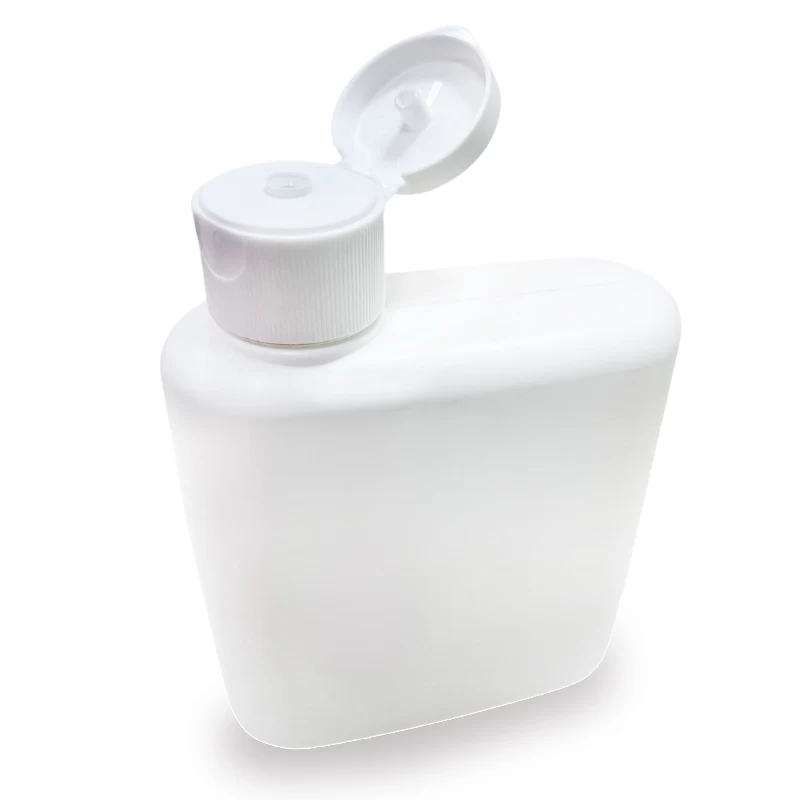Bouteille de lotion imprimée par coutume empaquetant la bouteille en plastique carrée vide de HDPE de 300ml