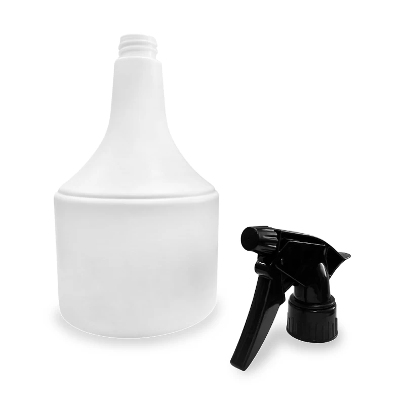 China Floor Cleaner Bottle Packaging 1 Liter HDPE Trigger Spray Gun Bottles manufacturer