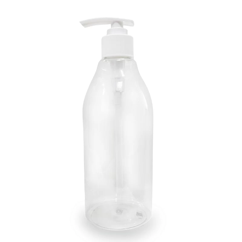Klare 500-ml-Körperwaschverpackung aus PET-Kunststoffflasche