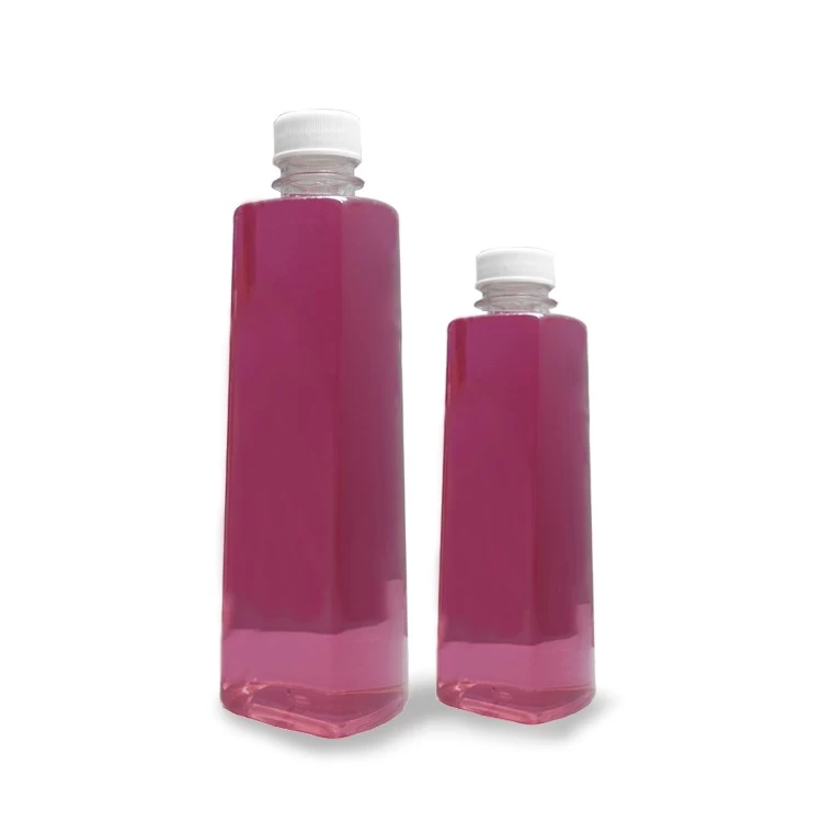 250 ml 500 ml clair bouteilles de jus en plastique PET vides