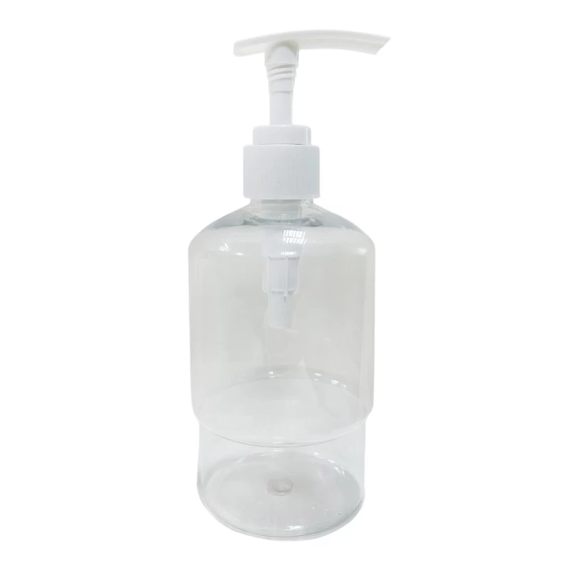 China 300ml 10oz PET Empty Clear Plastic Shampoo Bottles manufacturer