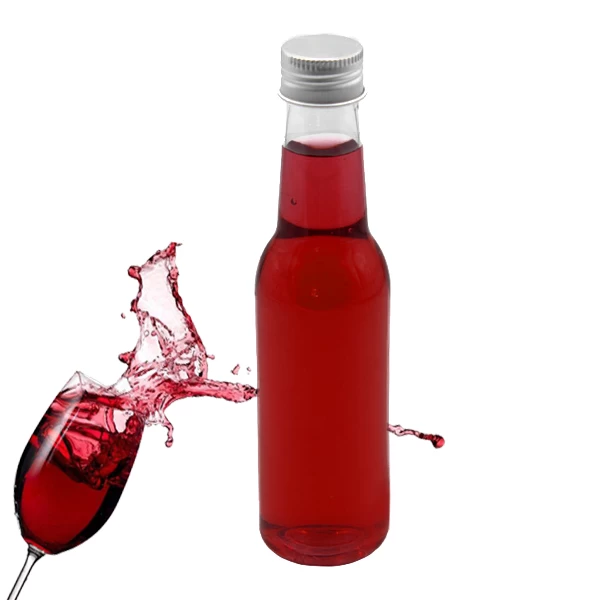 Bouteilles de vin en plastique PET transparentes vides de 5 oz 150 ml