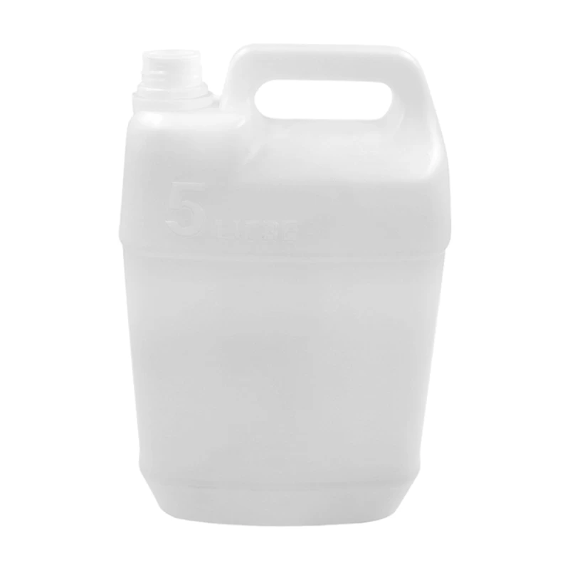 Large Capacity HDPE Empty Chemical Disinfectant 5 Liter Plastic Bottles