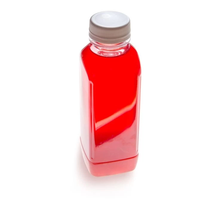 Botella de jugo de plástico vacía de 8OZ 16OZ