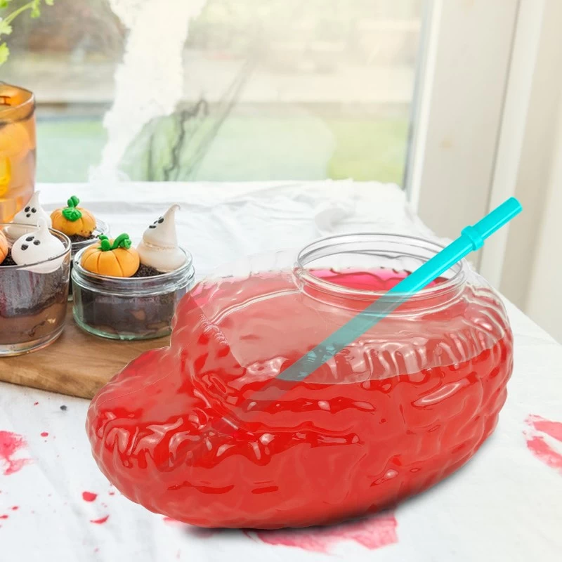 Čína PETG 1L Plastová zavařovací tyčinka Vánoční Halloween Plastová Koktejlová mísa Plastová láhev výrobce