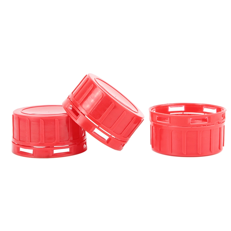 China plastic bottled sealed 63mm pp plastic screw bottle cap with seal Anti-Theft bottle covers manufacturer
