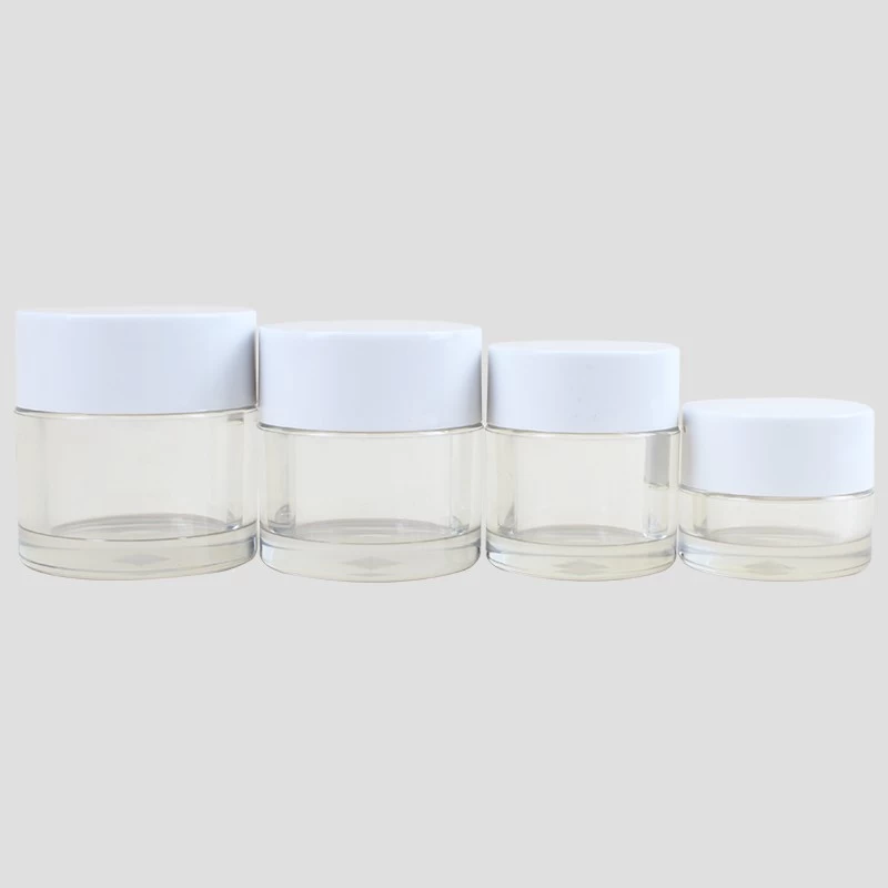 China 5ml 10ml 15ml 20ml 30ml 50ml 100ml 120ml PET clear cosmetic cream jars plastic lip scrub container plastic jar manufacturer