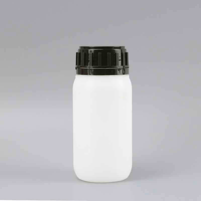 China Wholesale 250ml 500ml White Empty Plastic hdpe Chemical Powder Packaging Bottle manufacturer