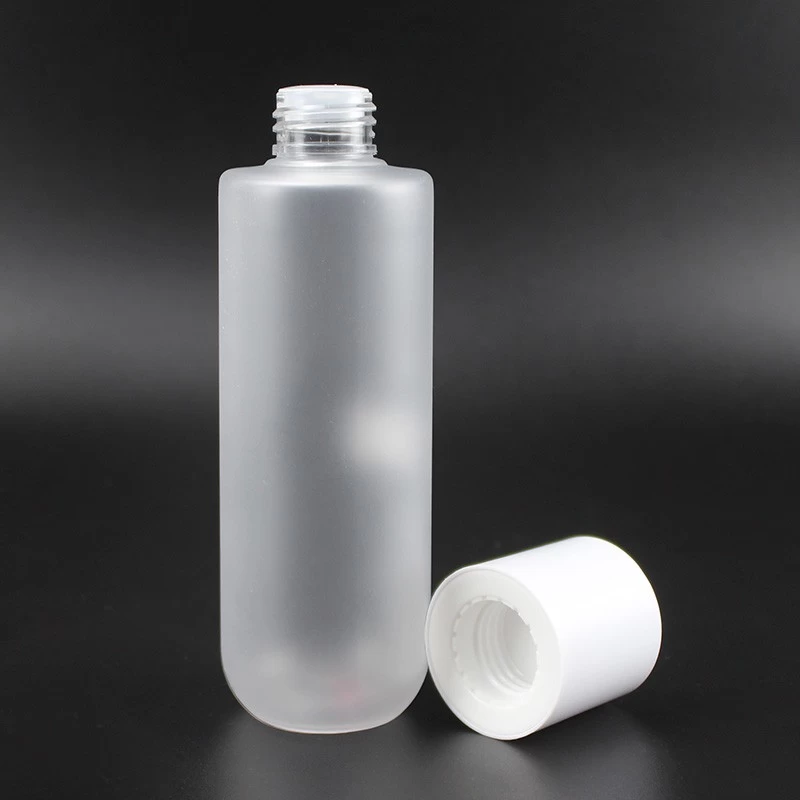 China empty recyclable 250ml frosted transparent plastic shampoo bottle for lotion plastic bottle - COPY - ordj20 fabrikant