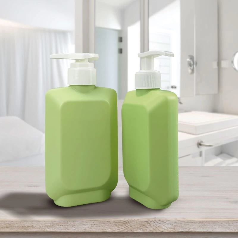 Elevate Brand Sustainability with Our Custom PCR 300ml Rectangular Hair & Body Care Bottle
