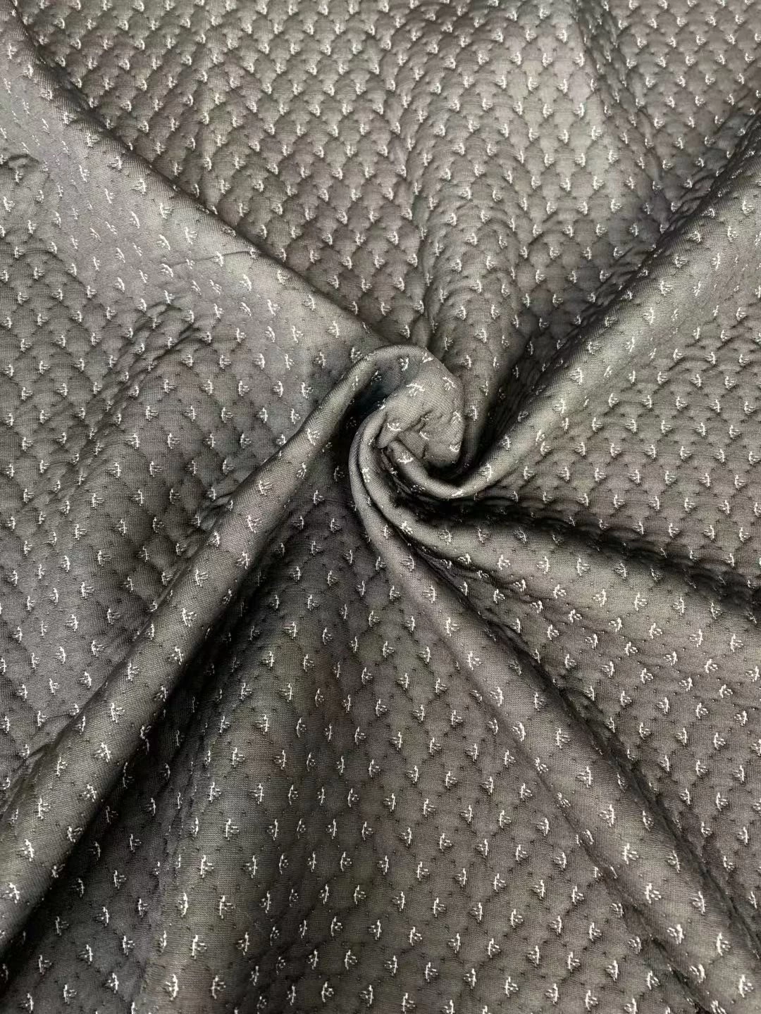 dark mattress strech knit border fabric