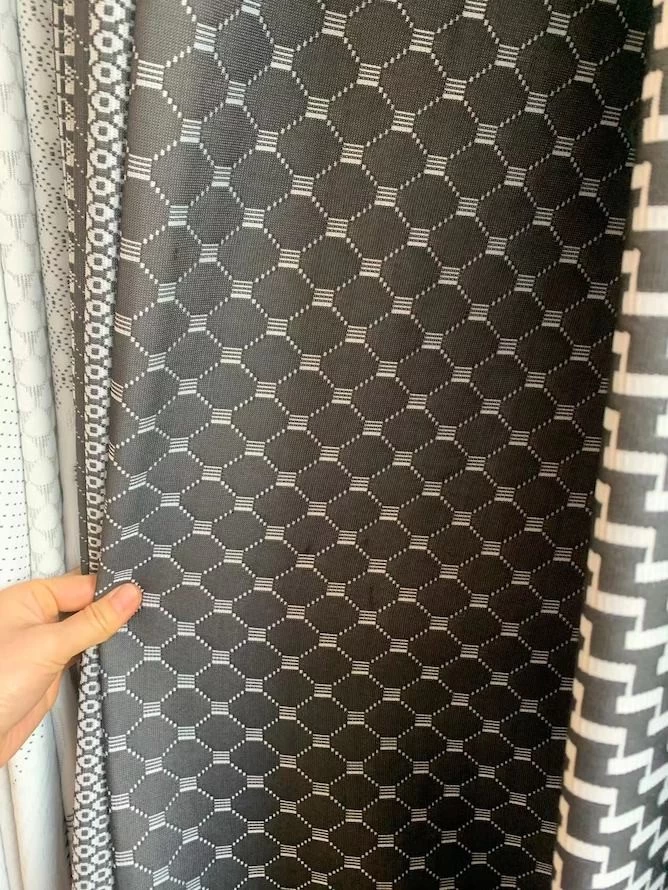 cheap black mattress border fabric producer