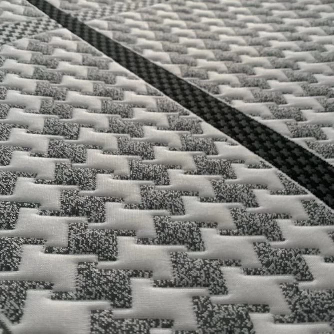 jacquard latex foam   fabric