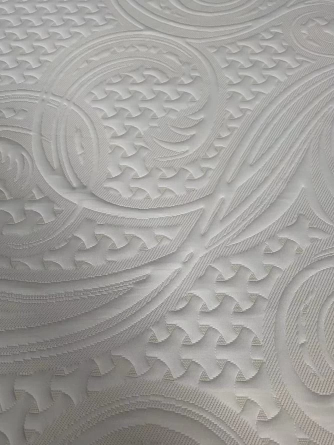 nature organic jacquard latex foam  fabric