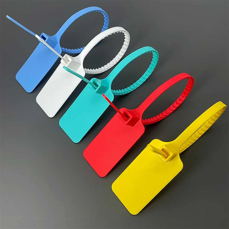 Wholesale Custom Programmable Tamper Resistant RFID Shoe Tag RFID ABS Cable Tie Tag for Shoe Management