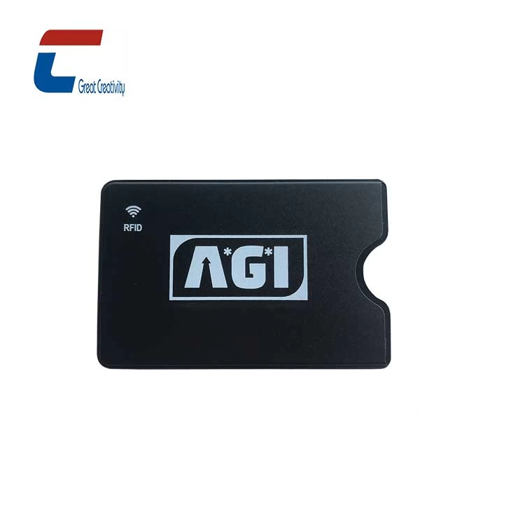 Heißer Verkauf Benutzerdefinierte Druckschutzhülle Hart-PVC RFID Blocking Card Wallet Hersteller