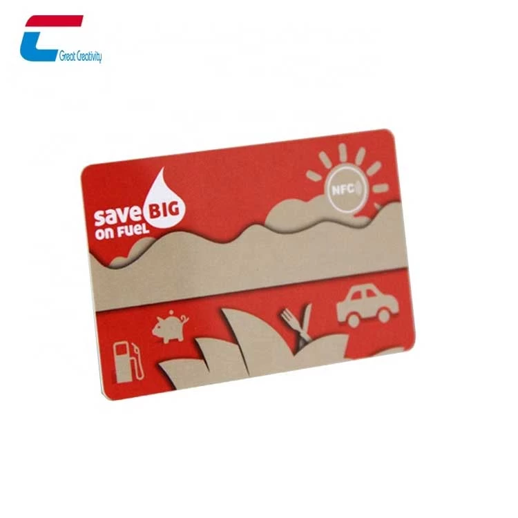 Biglietto da visita personalizzato RFID Smart Card Carta ecologica all'ingrosso CR80