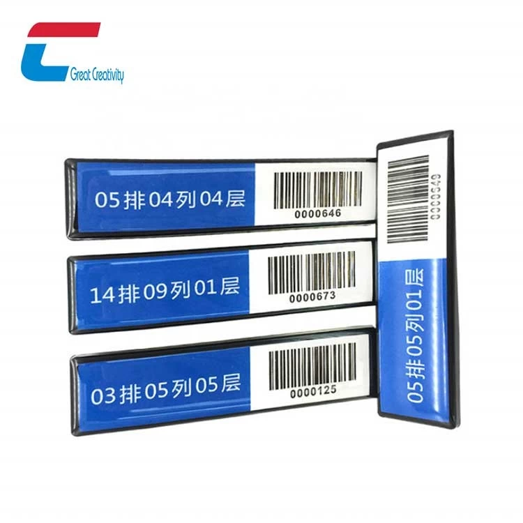 Étiquette d'étagère de bibliothèque RFID personnalisée en gros ABS étanche haute fréquence anti-métal NFC Tag