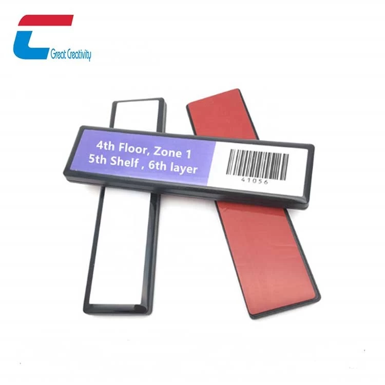 Étiquette d'étagère de bibliothèque RFID personnalisée en gros ABS étanche haute fréquence anti-métal NFC Tag