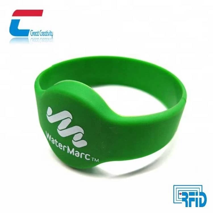 Oval Head RFID Silicone Wristband Custom Wholesale