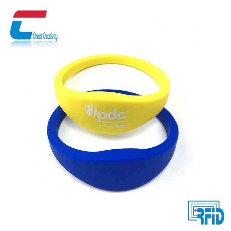 Oval Head RFID Silicone Wristband Custom Wholesale