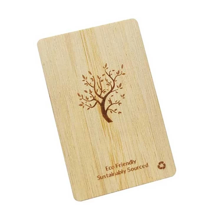 Hot Selling Printing Bamboo RFID Wooden Card