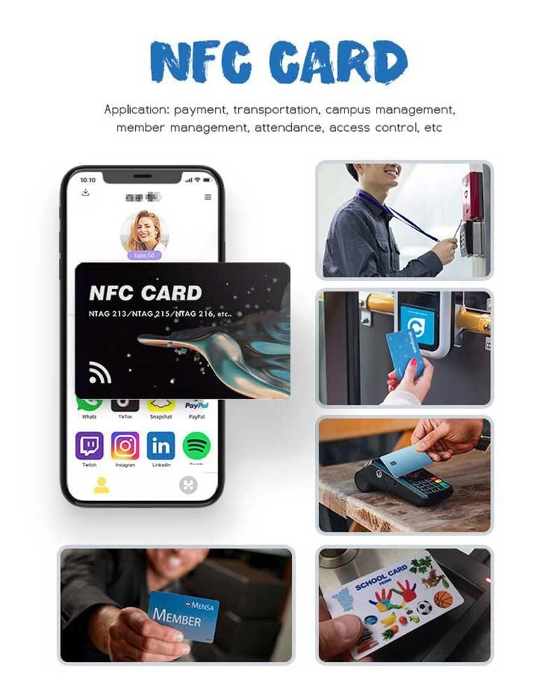 Custom Readable And Writable NFC Touch Card Wholesale