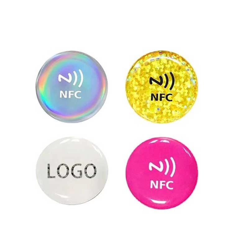 Etiqueta de epoxi NFC personalizada Etiqueta de redes sociales NFC Mayorista