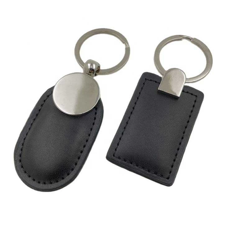 Programmable NFC Leather Keychain  RFID Keyfob Wholesaler