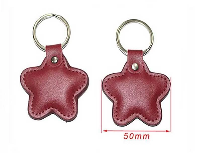 Programmable NFC Leather Keychain