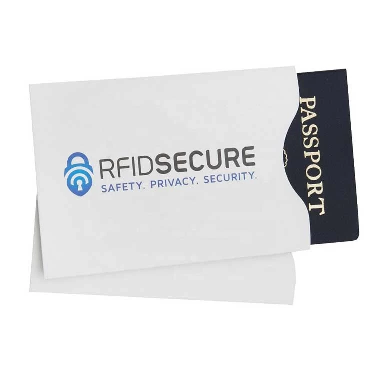 Großhandels-RFID-Sperrhülle schützen ID-Karte Kreditkarte/Visum/Personalkartenhalter Kartensicherheit