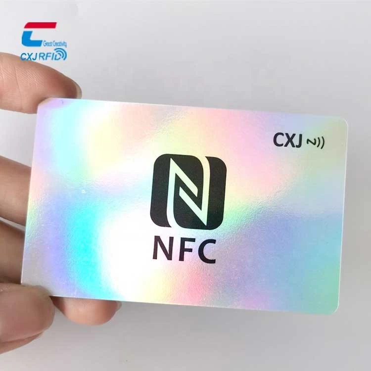 Commercio all'ingrosso di biglietti da visita NFC per social media in PVC RFID NFC colorati