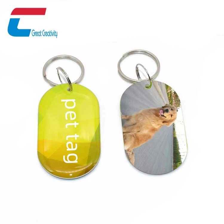 Programmable QR code Epoxy NFC Pet Tag Tracking Pets Tags Manufacturer