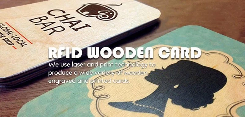 rfid wooden smart card