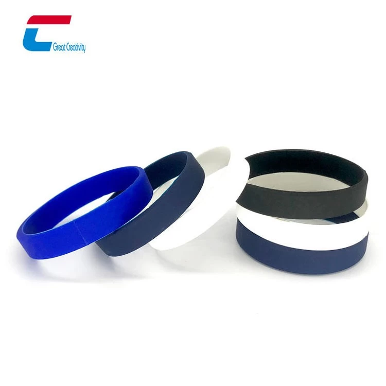 Vente en gros de bracelets RFID NFC en silicone ultra-mince